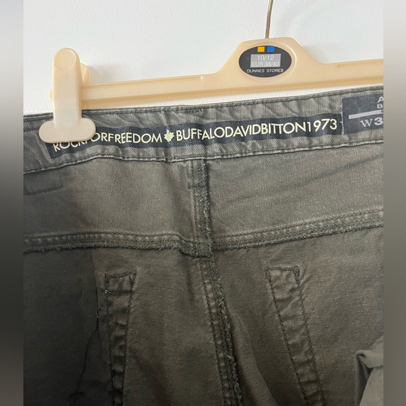 Men’s Buffalo olive green Denim Jeans W32 L34 - Picture 2 of 6